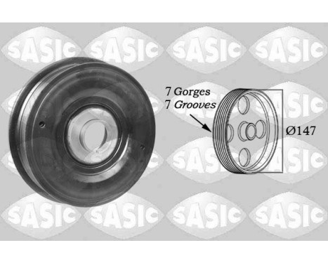 Belt Pulley, crankshaft, Image 2