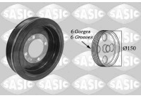 Belt Pulley, crankshaft