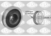 Belt Pulley, crankshaft
