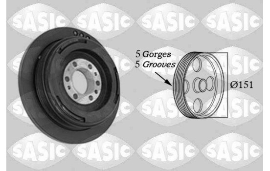 Belt Pulley, crankshaft