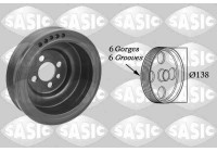 Belt Pulley, crankshaft