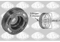 Belt Pulley, crankshaft