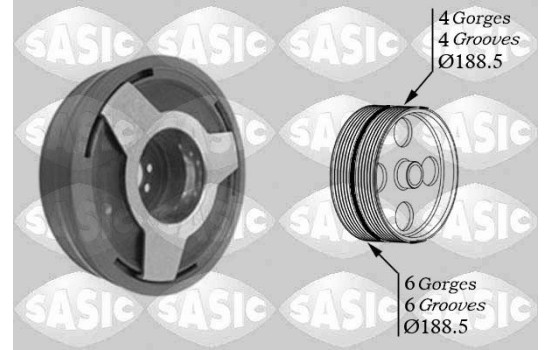 Belt Pulley, crankshaft