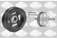 Belt Pulley, crankshaft