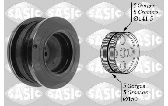 Belt Pulley, crankshaft