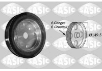 Belt Pulley, crankshaft