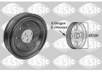 Belt Pulley, crankshaft
