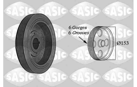 Belt Pulley, crankshaft