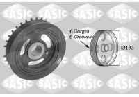 Belt Pulley, crankshaft