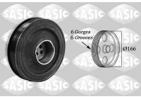Belt Pulley, crankshaft