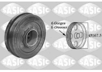 Belt Pulley, crankshaft