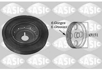 Belt Pulley, crankshaft