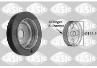 Belt Pulley, crankshaft