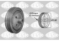 Belt Pulley, crankshaft