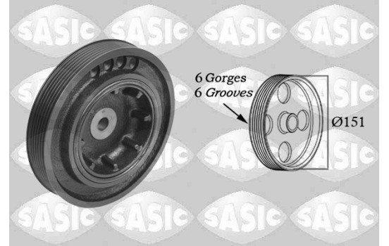 Belt Pulley, crankshaft
