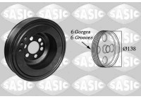 Belt Pulley, crankshaft