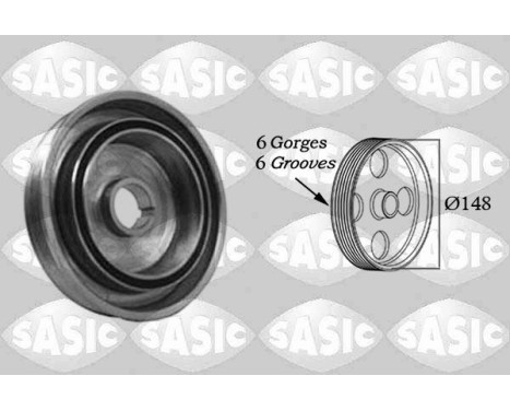 Belt pulley, crankshaft