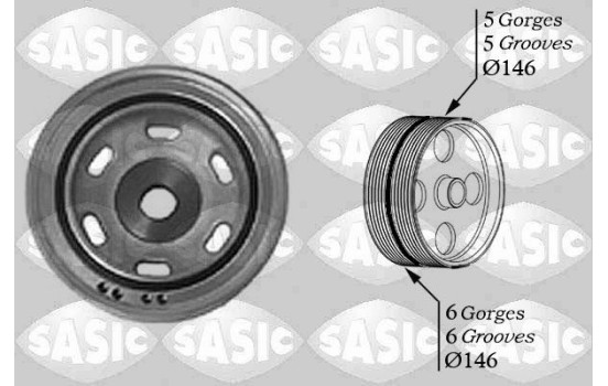 Belt pulley, crankshaft