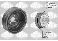 Belt pulley, crankshaft