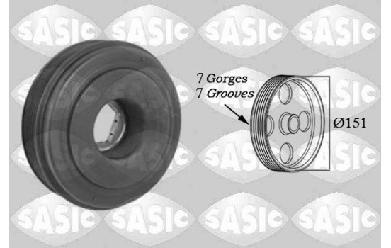 Belt Pulley, crankshaft