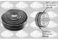 Belt pulley, crankshaft