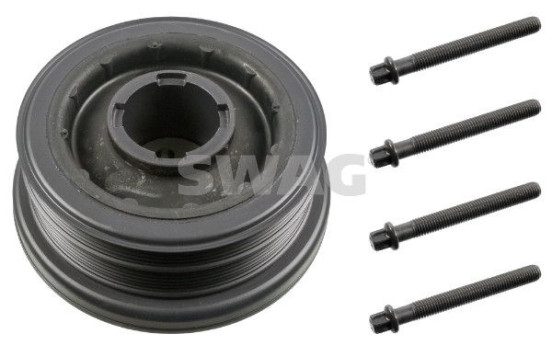 Belt pulley, crankshaft