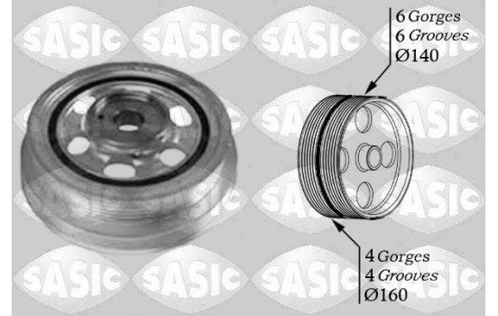 Belt pulley, crankshaft