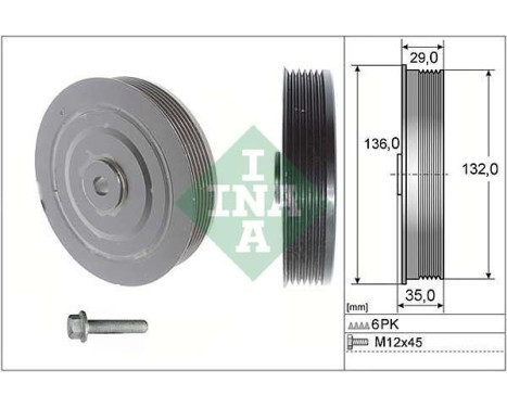 Belt Pulley Set, crankshaft