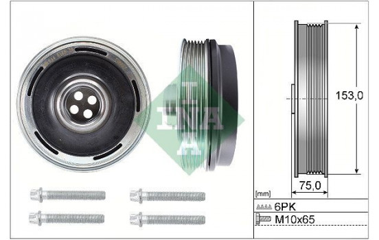 Belt Pulley Set, crankshaft