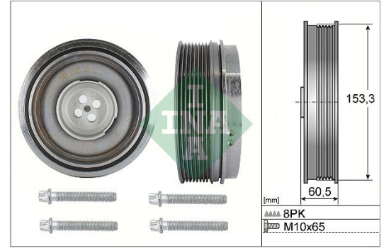 Belt Pulley Set, crankshaft