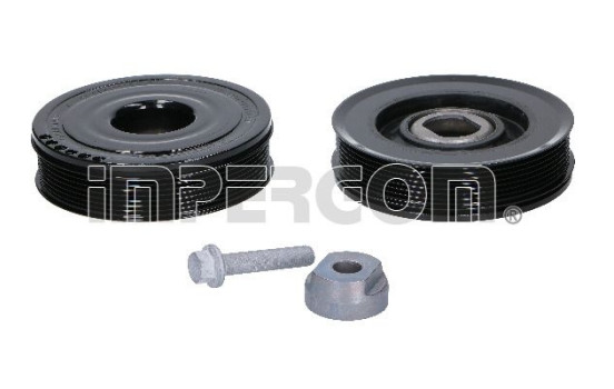 Belt pulley set, crankshaft