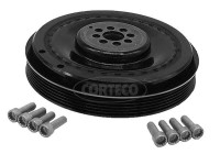 Belt pulley set, crankshaft