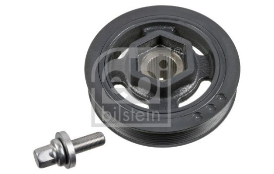 Crankshaft pulley set with screw and pulley