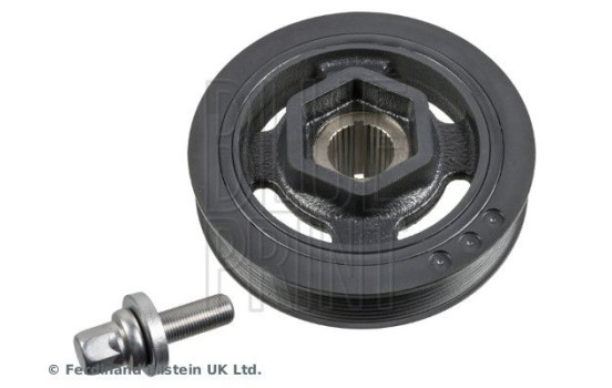 Crankshaft pulley set with screw and pulley