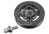 Crankshaft pulley set with screw and pulley