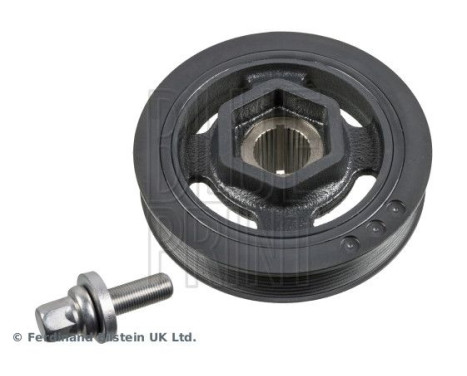 Crankshaft pulley set with screw and pulley