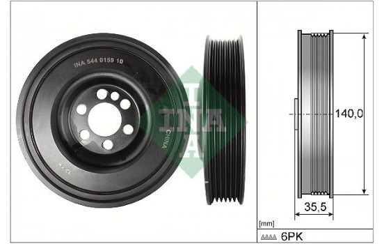 Pulley, crankshaft