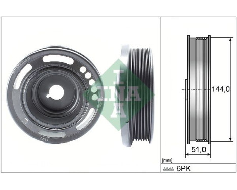 Pulley, crankshaft