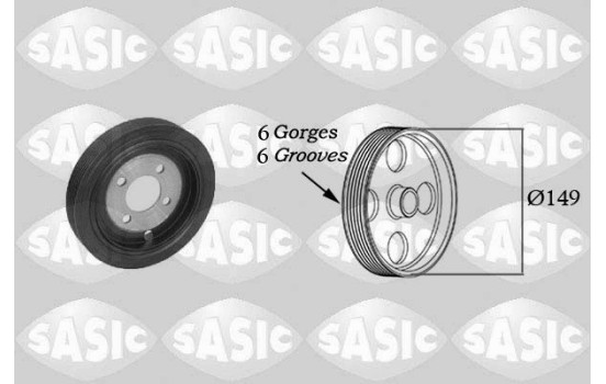 Pulley, crankshaft