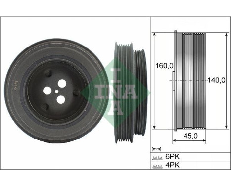 Pulley, crankshaft