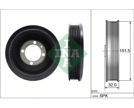 Pulley, crankshaft