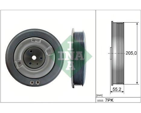Pulley, crankshaft