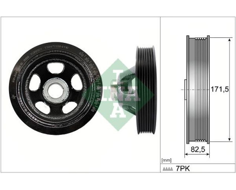 Pulley, crankshaft