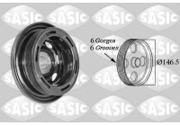 Pulley, crankshaft