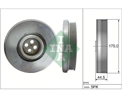 Pulley, crankshaft