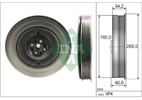 Pulley, crankshaft