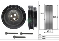 Pulley, crankshaft