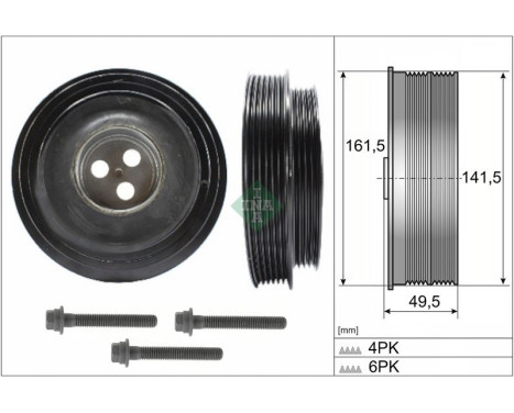 Pulley, crankshaft