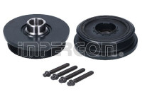 Pulley set, crankshaft