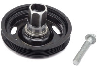 Pulley set, crankshaft